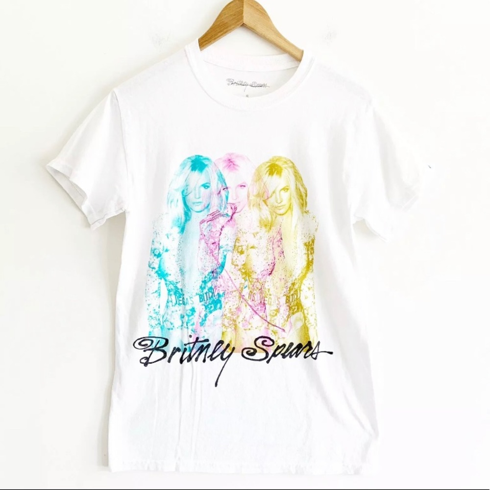 Britney Spears UO Exclusive OS White Tee Shirt